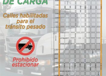 Recuerdan las restricciones al tránsito pesado en la ciudad