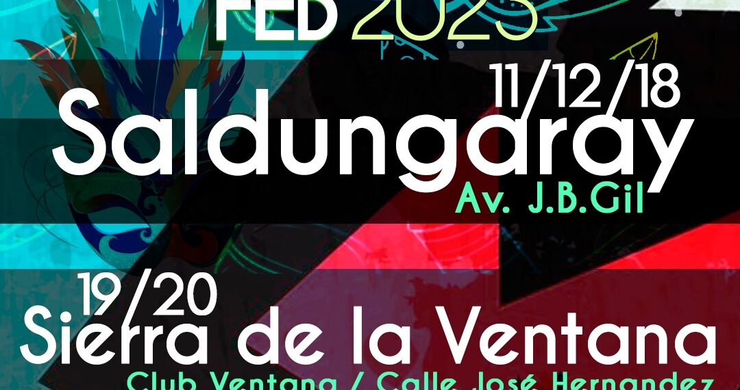 Febrero a puro carnaval en el distrito de Tornquist