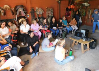 El municipio encabezó un encuentro sobre los beneficios de la equinoterapia en adultos mayores