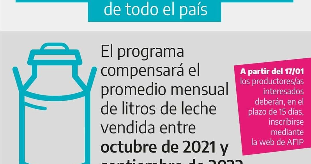 Se encuentra abierta la inscripción al Programa Impulso Tambero