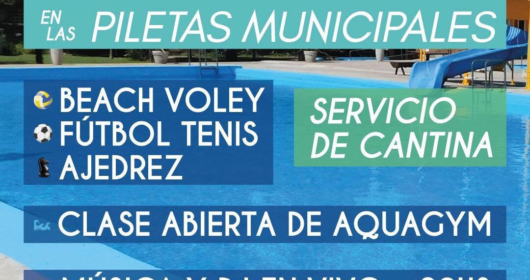 Sábado de deportes y música en las piscinas municipales de Tornquist