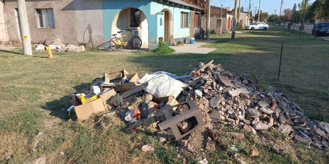 Recuerdan la prohibición de arrojar residuos en lugares inadecuados