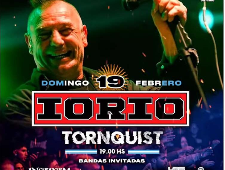 “IORIO” EN CONCIERTO el 19 de febrero festejando 80 años del Club Unión