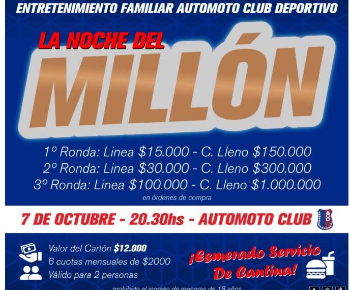La noche del millón en Automoto