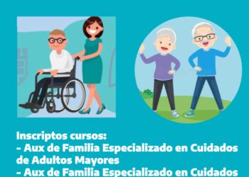 Salud dictará dos cursos sobre cuidados de Adultos Mayores y de Personas con Discapacidad