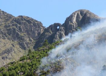 Incendio en las sierras: Estiman que mañana el fuego podría desplazarse a un sector más accesible (Video)