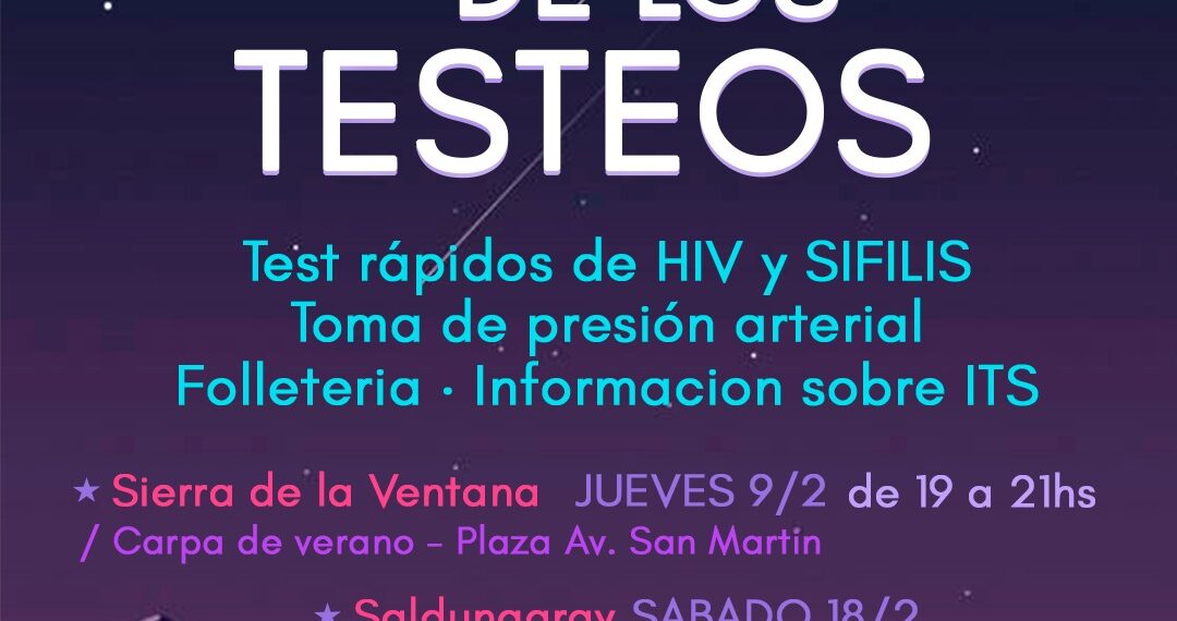 Llega al distrito La Noche de los Testeos