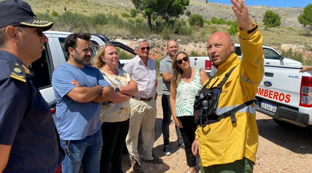 Actualización del estado del incendio forestal