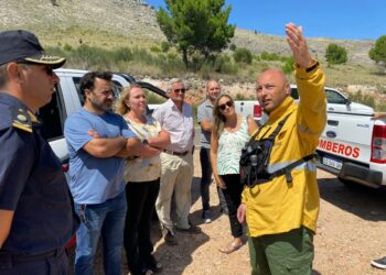Actualización del estado del incendio forestal