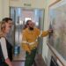 Autoridades recorrieron la zona afectada por el incendio en el Parque Provincial E. Tornquist