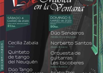 El fin de semana se realizará la 14° edición de Música en la Ventana
