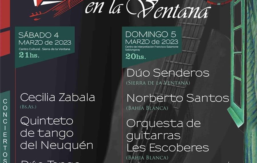 El fin de semana se realizará la 14° edición de Música en la Ventana
