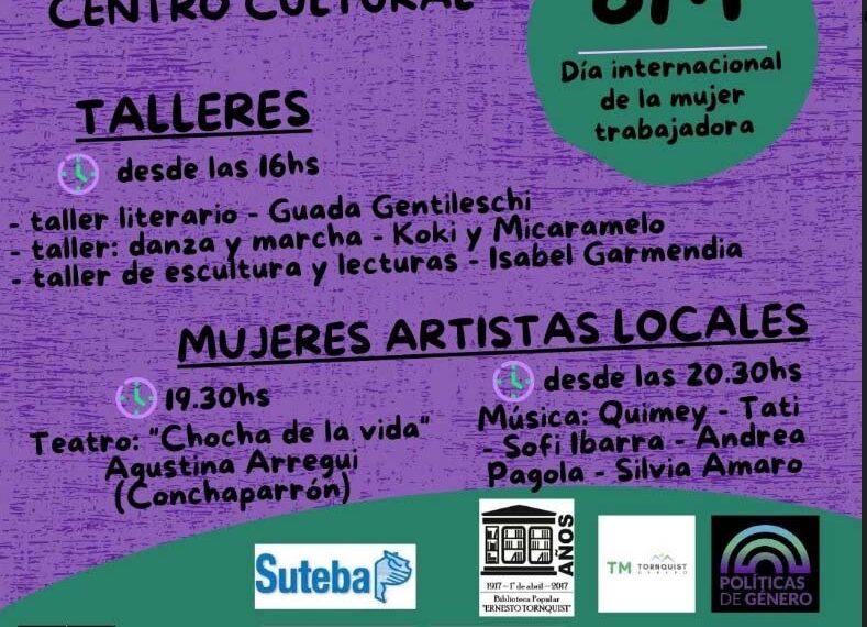 CONSEJO  DE LAS MUJERES TORNQUIST:   “DIA INTERNACIONAL DE LA MUJER TRABAJADORA”
