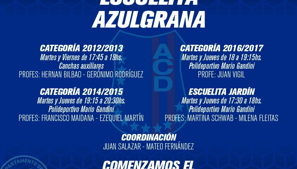 Este jueves regresa la Escuelita de Fútbol del Club Automoto