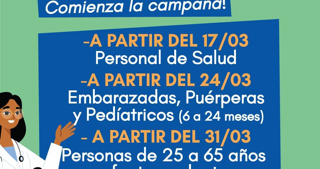 Comienza hoy la campaña de vacunación antigripal 2023