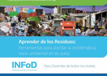 Dictarán el curso “Aprender de los residuos: herramientas para abordar la problemática socio-ambiental en las aulas” para docentes