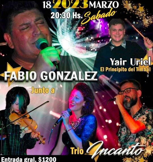 Fabio González y el Trío Incanto presentan el espectáculo “Variedades Musicales” (Video)