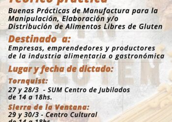 Cronograma de la capacitación sobre la ley de celiaquía