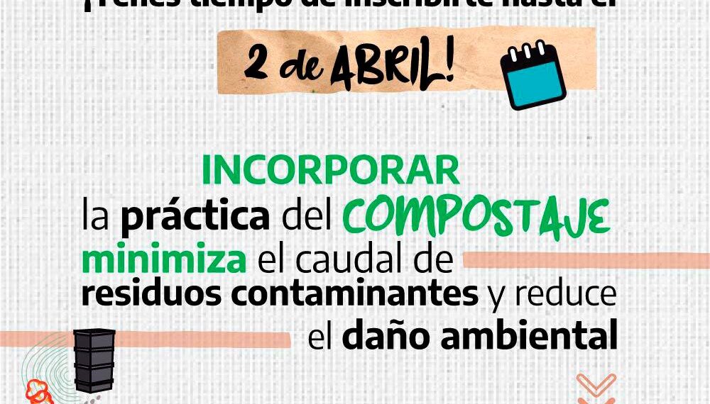 Abrió la inscripción al curso de compostaje domiciliario del Ministerio de Ambiente