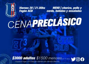 Este viernes será la cena preclásico en el Club Automoto