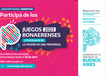 Hasta el domingo 30 continúan abiertas las inscripciones para los Juegos Bonaerenses