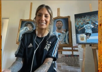 Lu Sedova: “Viví un momento muy especial cuando le regalé un cuadro a Diego para su cumpleaños” (Video)