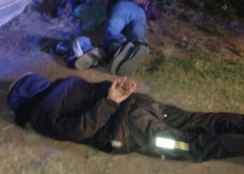 Tres detenidos fue el saldo del robo de una moto (Video y fotos)