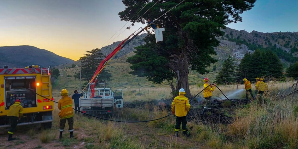 La caída de una rama sobre tendido eléctrico dejó sin energía a Villa Ventana, La Gruta y San Andrés
