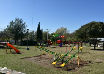 El municipio avanza con la renovación de la plaza del ACA de Sierra de la Ventana