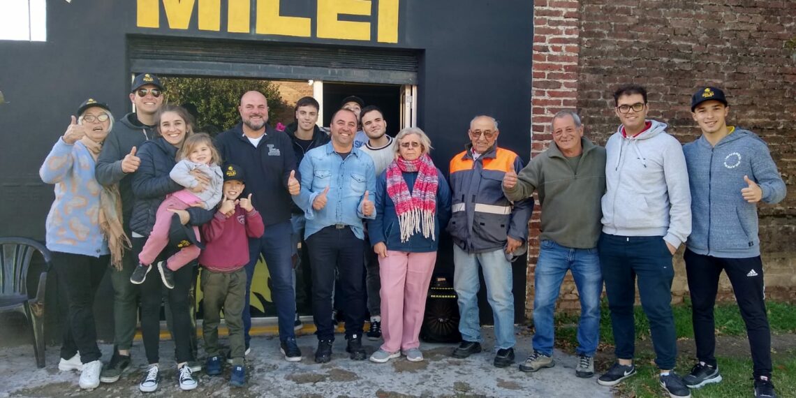 Inauguraron el local partidario de Javier Milei en Tornquist (Video y fotos)