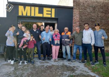 Inauguraron el local partidario de Javier Milei en Tornquist (Video y fotos)