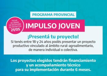 Invitan a jóvenes a participar del programa Impulso Joven