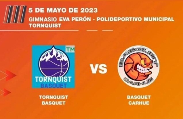 Tornquist Básquet jugará hoy de local ante Básquet Carhué