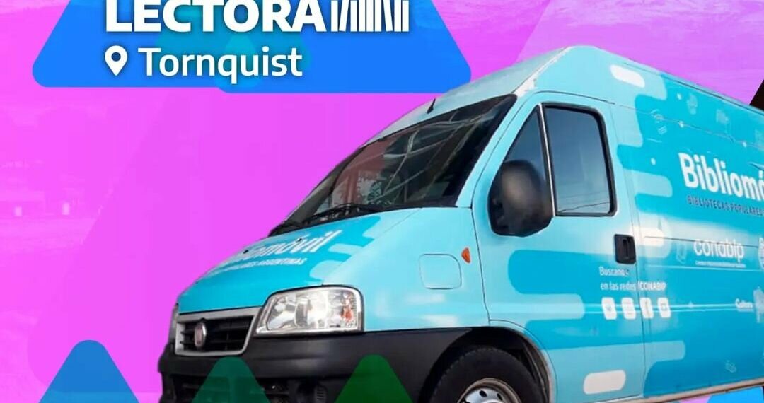 Con actividades culturales, la Bibliomovil de la CONABIP estará en Tornquist y Villa Ventana