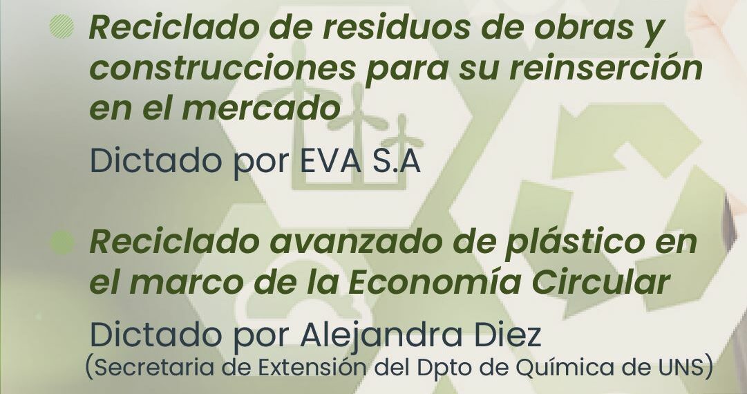 Se viene una jornada abierta de Economía Circular en la Gestión de Residuos