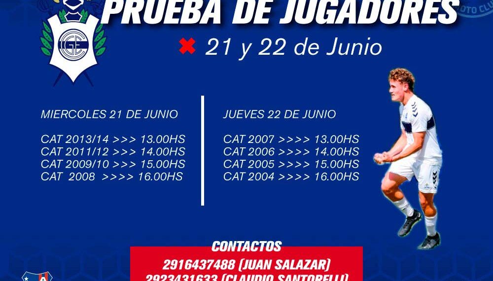 Gimnasia LP probará jugadores en Automoto
