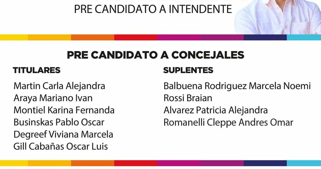 Leonardo Davis publicó su lista en las redes