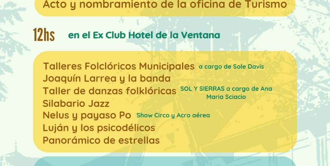 El martes 25 Villa Ventana celebrará el 76° Aniversario de su fundación