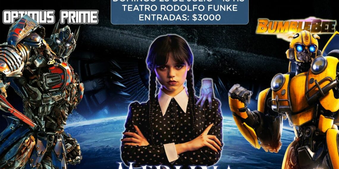 Junto a Optimus Prime y Bumblebee, ‘Merlina’ llega al Teatro Rodolfo Funke