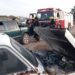 Los bomberos fueron convocados por un principio de incendio de un automóvil