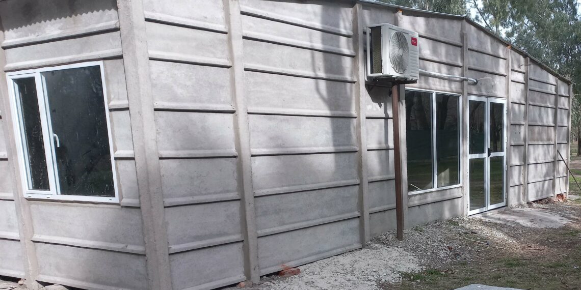 Continúan las obras en el Club de Pesca Tornquist (Nota, video y fotos)