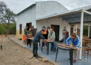 Nuevas tareas realizaron los misioneros del CNSL durante su estadía en el Paraje Esteros (Videos)