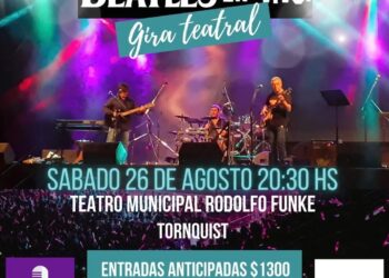 “Beatles en vivo!” llega con su show al Teatro Municipal ‘Rodolfo Funke’