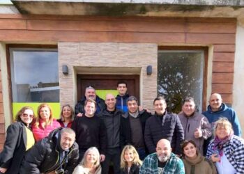 El precandidato a senador provincial del PRO Alex Campbell visitó Tornquist