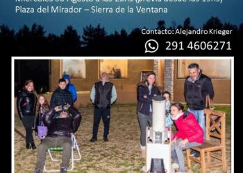Sierra de la Ventana: El taller de Astronomía invita a observar la próxima “Súper luna azul”"