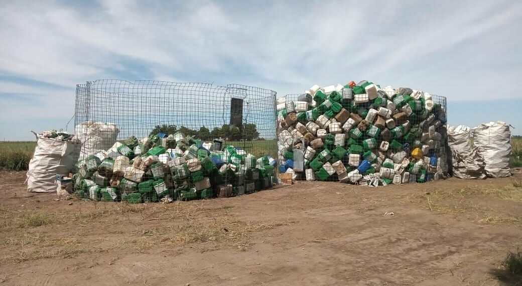 Fueron recepcionados más de 2.800 envases de fitosanitarios