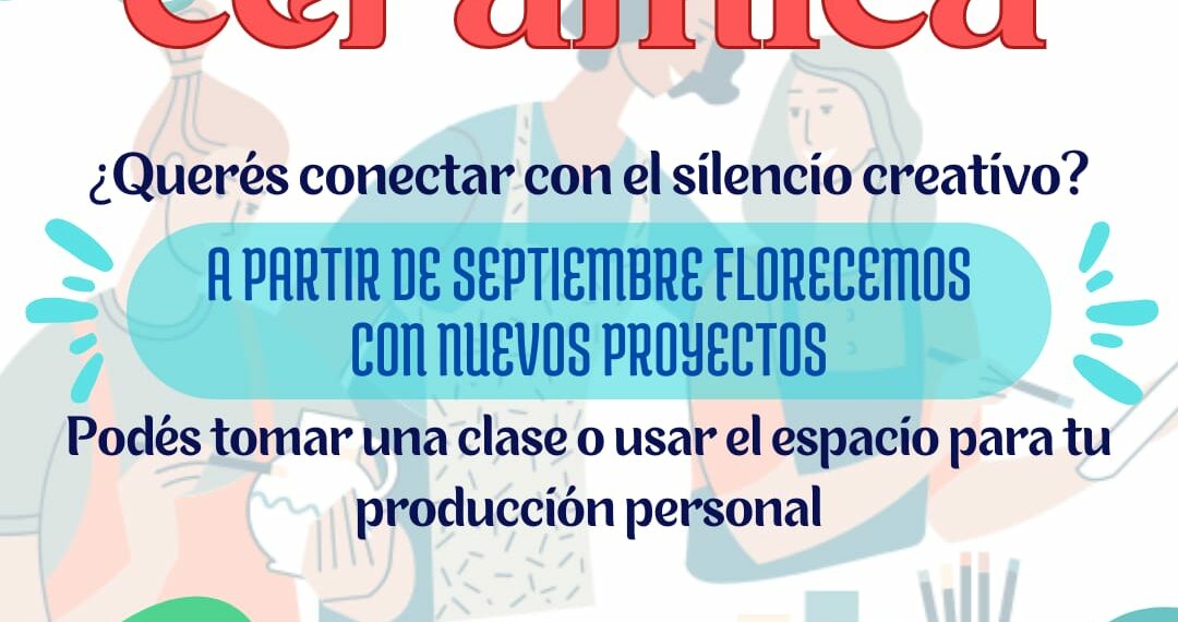 Taller municipal de cerámica, todos los martes en la Junta Vecinal Barrio Sur
