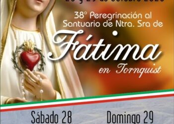 En Octubre se realizará la 38° Peregrinación al Santuario “Nuestra Señora de Fátima”
