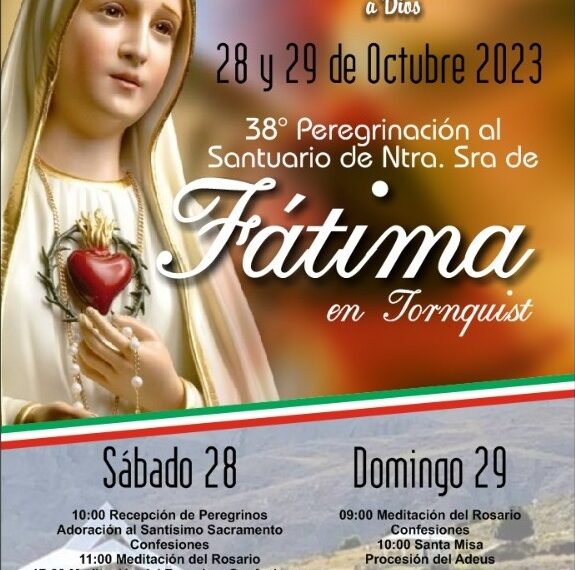 En Octubre se realizará la 38° Peregrinación al Santuario “Nuestra Señora de Fátima”