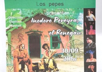 Este sábado 30 de Setiembre se presenta en el Teatro “Inodoro Pereyra el Renegau”